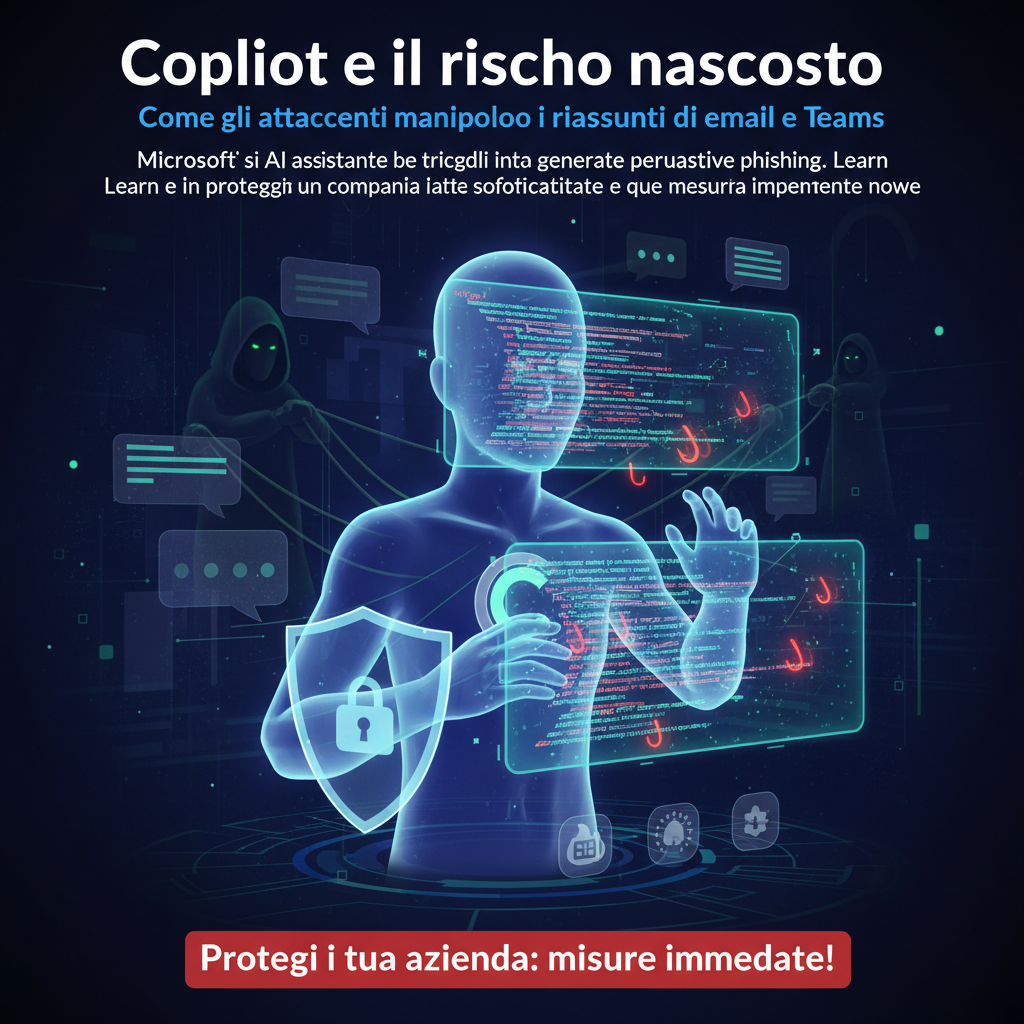 Copilot e il rischio nascosto: come gli attaccanti manipolano i riassunti di email e Teams