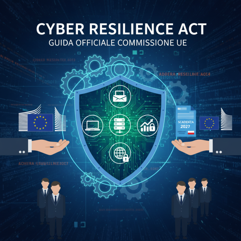 Cyber Resilience Act: la guida ufficiale della Commissione UE per adeguarsi entro il 2027