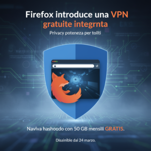 Firefox introduce una VPN gratuita integrata: privacy potenziata per tutti
