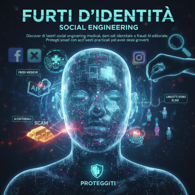 Furti d’identità in aumento: le nuove minacce del social engineering