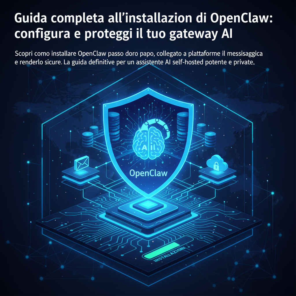 Guida completa all'installazione di OpenClaw: configura e proteggi il tuo gateway AI 2 Guida completa all'installazione di OpenClaw: configura e proteggi il tuo gateway AI