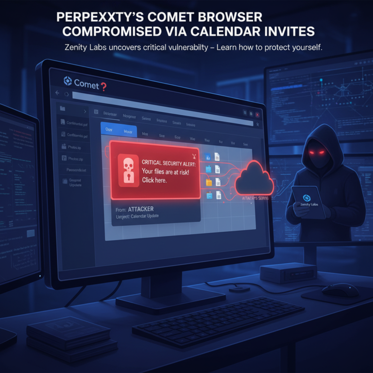 Il browser Comet di Perplexity compromesso attraverso inviti di calendario