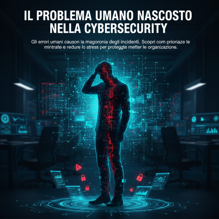 Il problema umano nascosto nella cybersecurity 3 Il problema umano nascosto nella cybersecurity