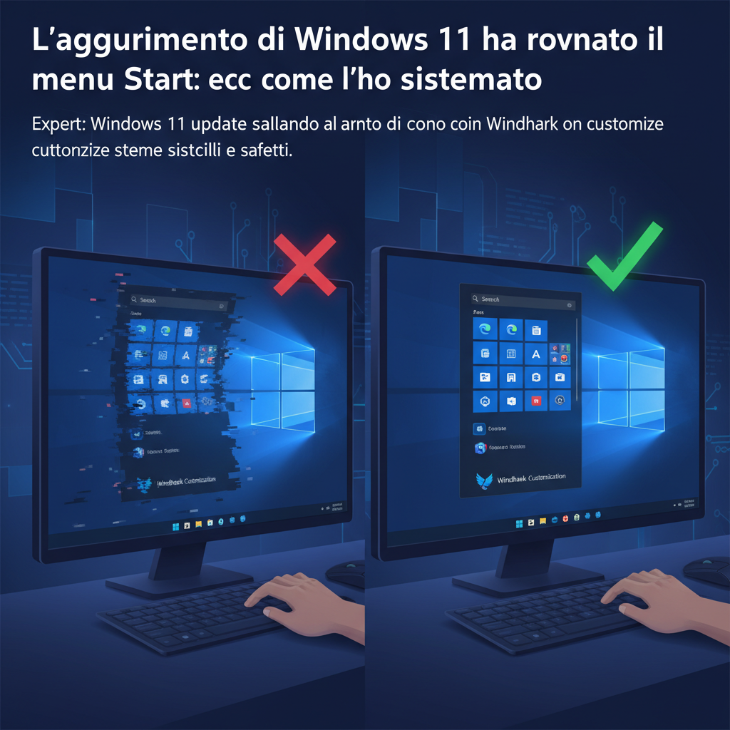 L’aggiornamento di Windows 11 ha rovinato il menu Start: ecco come l’ho sistemato 2 L’aggiornamento di Windows 11 ha rovinato il menu Start: ecco come l’ho sistemato