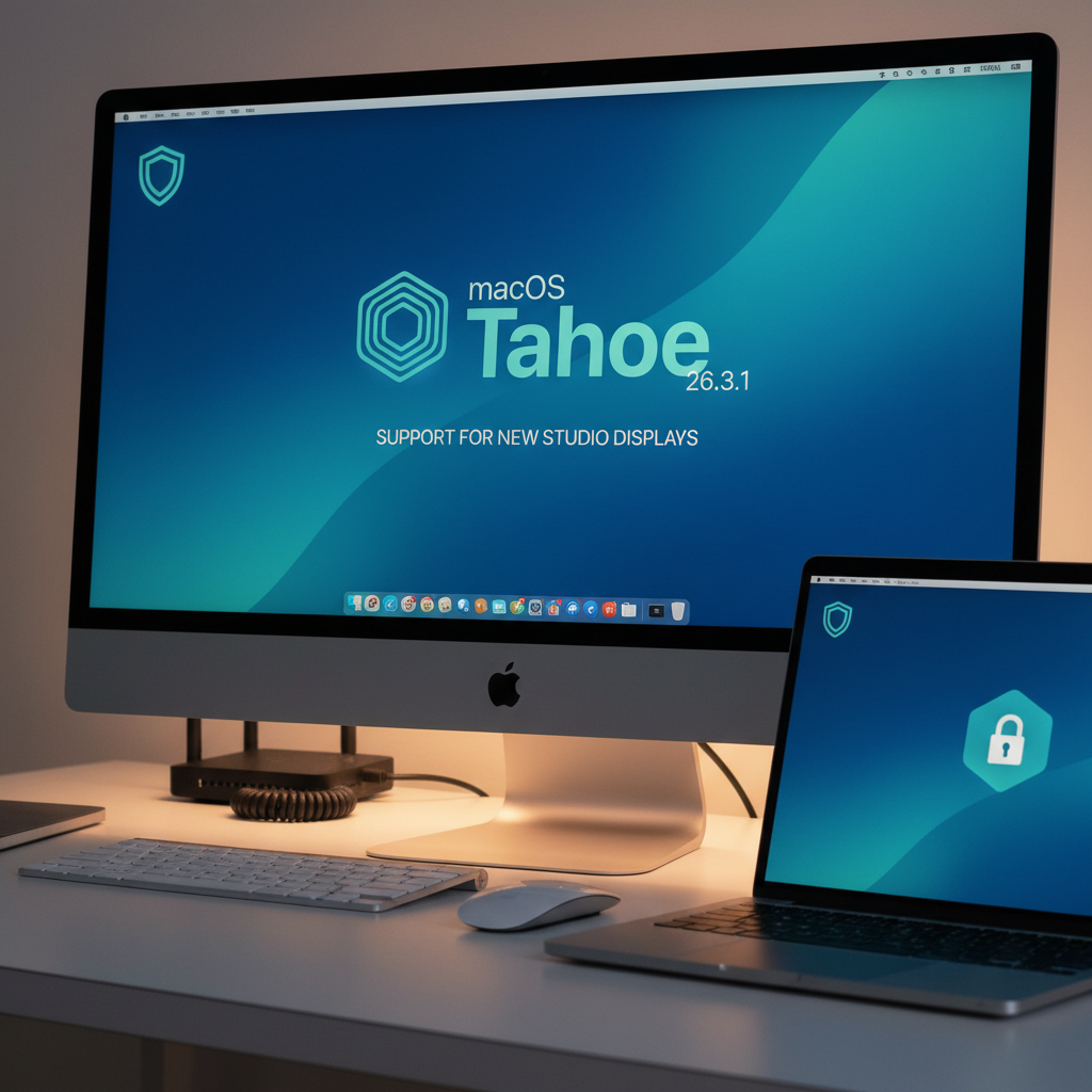 macOS Tahoe 26.3.1 è disponibile: supporto per i nuovi Studio Display
