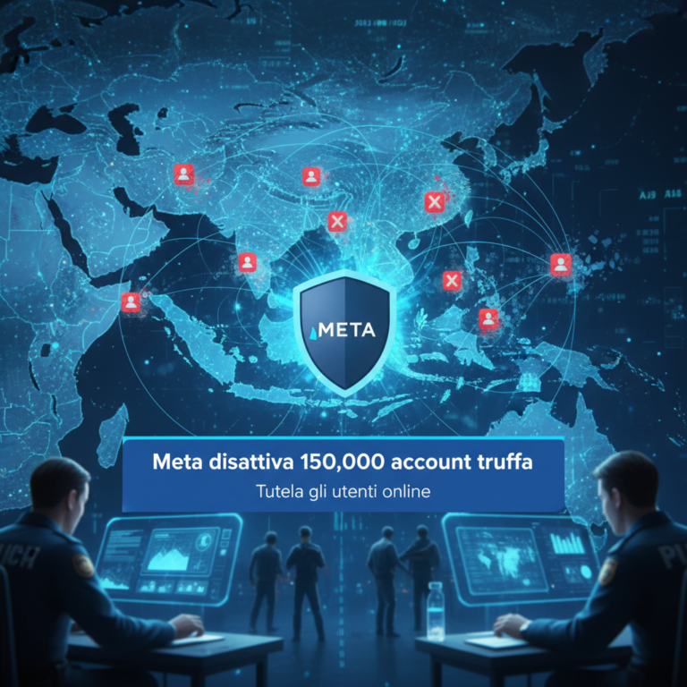 Meta disattiva 150.000 account legati a centri truffa in Asia sudorientale