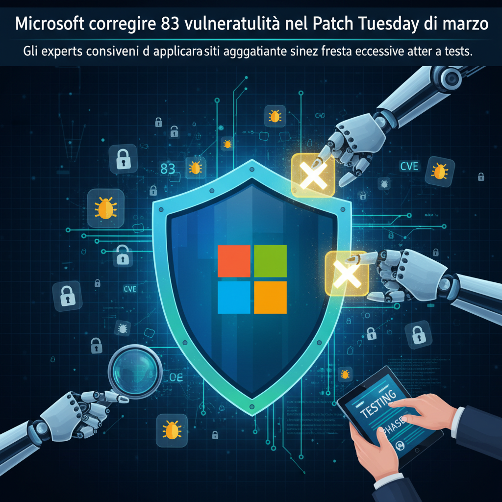 Microsoft corregge 83 vulnerabilità nel Patch Tuesday di marzo