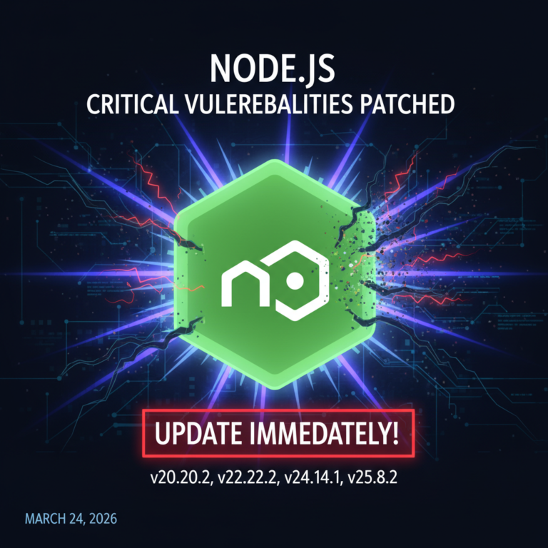 Node.js corregge vulnerabilità critiche per DoS e crash del processo