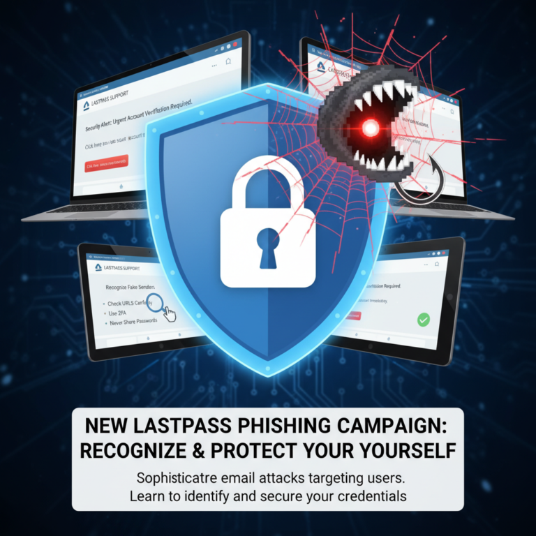 Nuova campagna di phishing LastPass: come riconoscerla e proteggersi