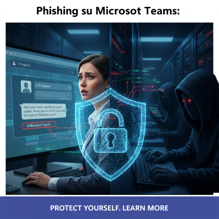 Phishing su Microsoft Teams: come i cybercriminali ingannano i dipendenti