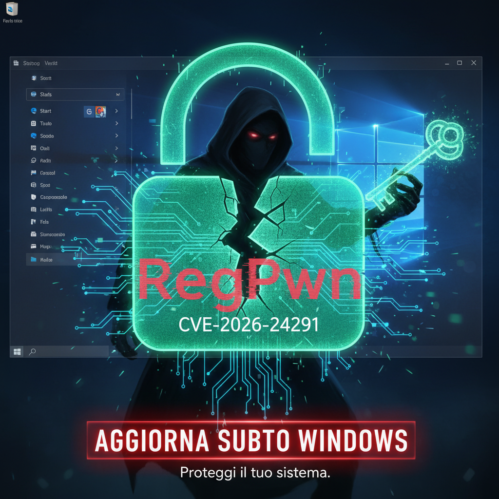 RegPwn: la vulnerabilità del registro Windows che concede controllo totale agli hacker