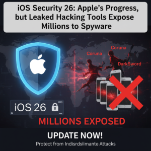 Home 6 Sicurezza iOS 26: progressi Apple ma tool di hacking trapelati espongono milioni a spyware