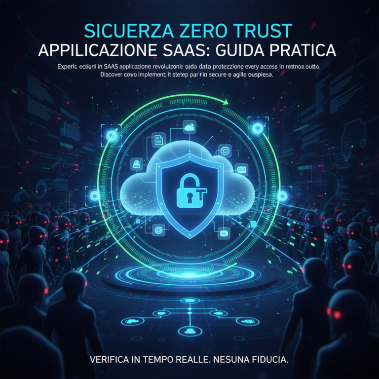 Sicurezza zero trust nelle applicazioni SaaS: guida pratica all’implementazione