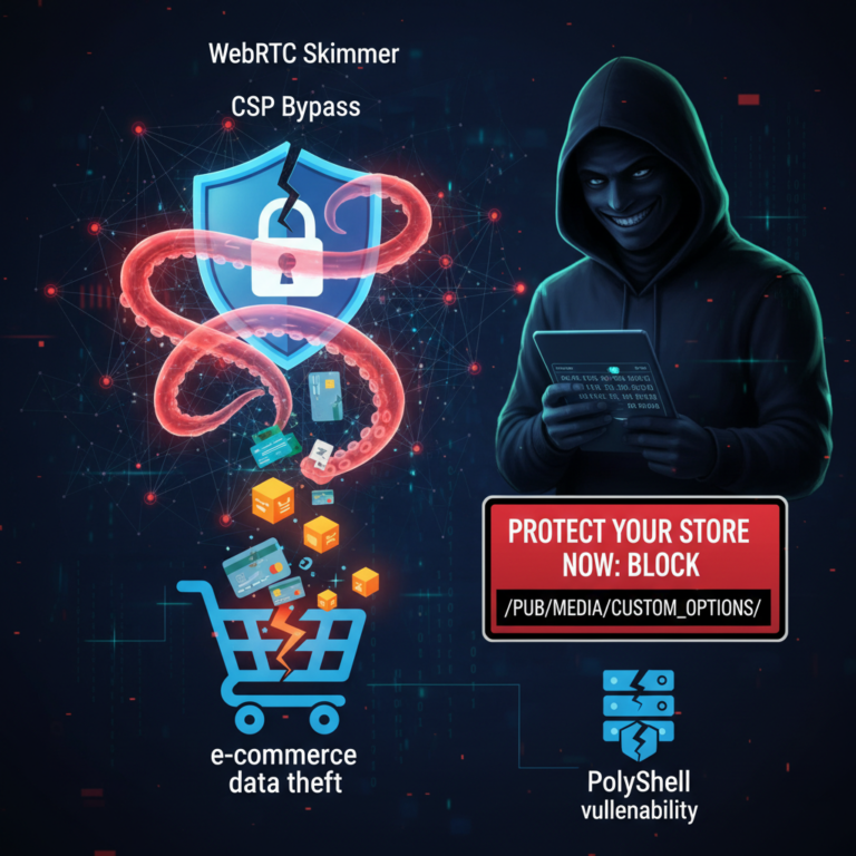 Skimmer WebRTC aggira CSP e ruba dati pagamenti e-commerce 4 Skimmer WebRTC aggira CSP e ruba dati pagamenti e-commerce