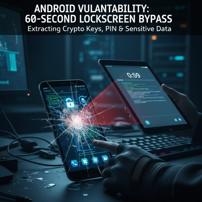 Una vulnerabilità Android rompe lo schermo di blocco in meno di 60 secondi