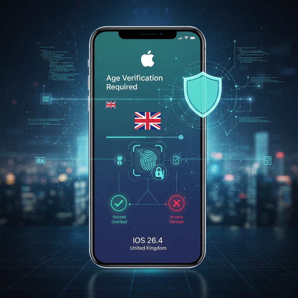 Verifica dell'età su iOS 26.4: come funziona il nuovo sistema di Apple nel Regno Unito