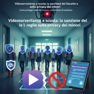 Videosorveglianza a scuola: la sanzione del Garante e le regole sulla privacy dei minori