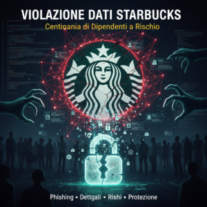 Violazione dati Starbucks: dati personali di centinaia di dipendenti a rischio