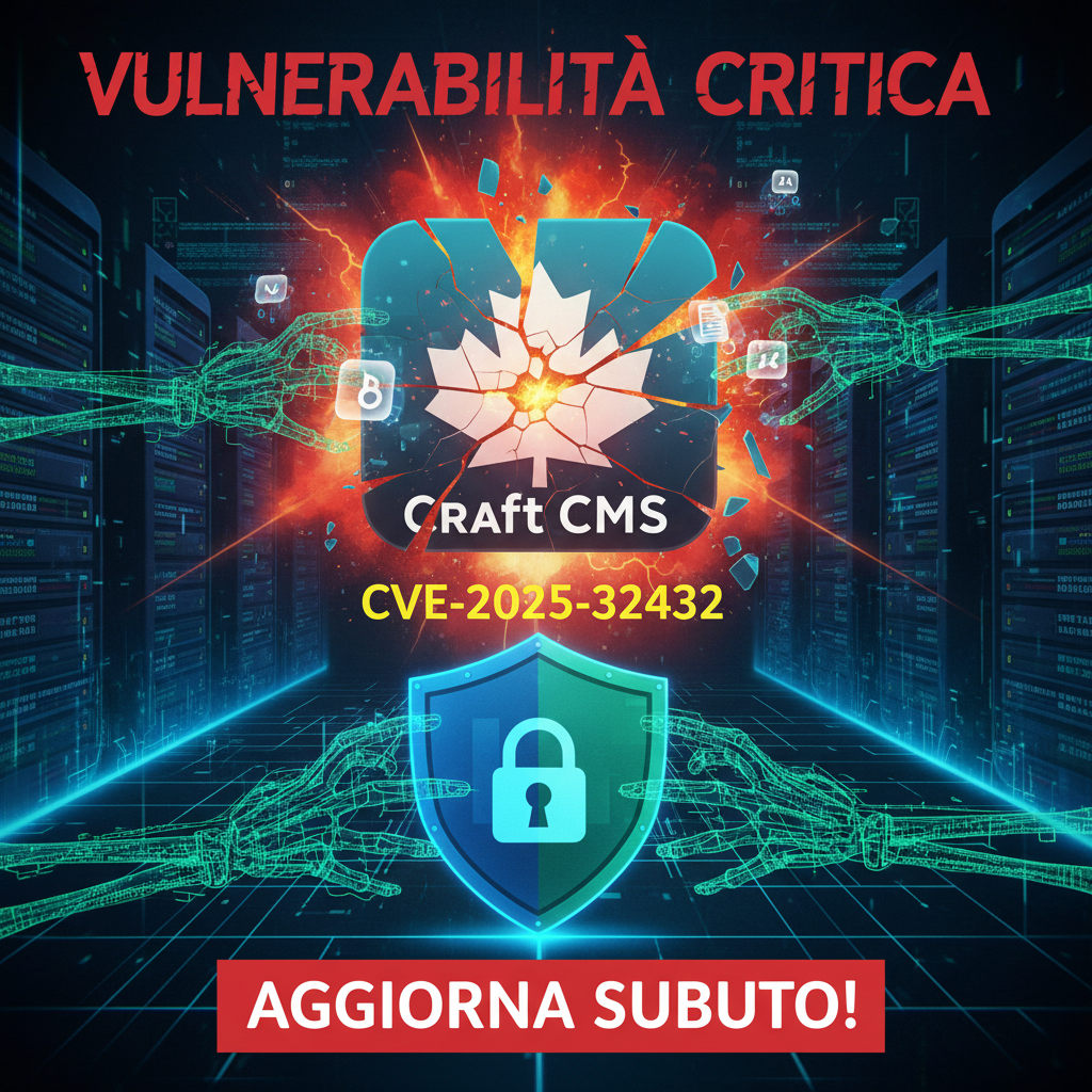 Vulnerabilità critica in Craft CMS: attacchi attivi e come proteggersi subito