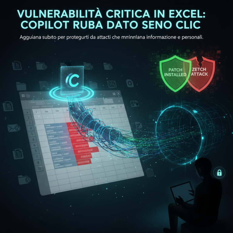 Vulnerabilità critica in Excel sfrutta Copilot per rubare dati senza clic