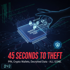 Vulnerabilità critica MediaTek: i vostri dati rubati in 45 secondi