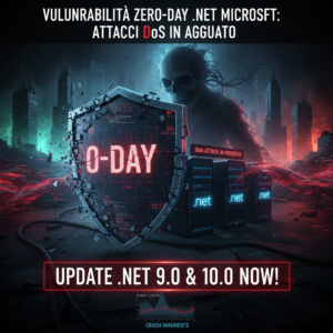 Vulnerabilità zero-day .NET di Microsoft: attacchi DoS in agguato