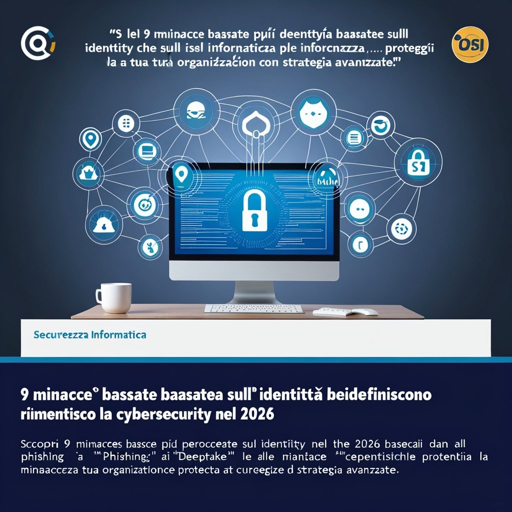 9 minacce basate sull'identità che ridefiniscono la cybersecurity nel 2026