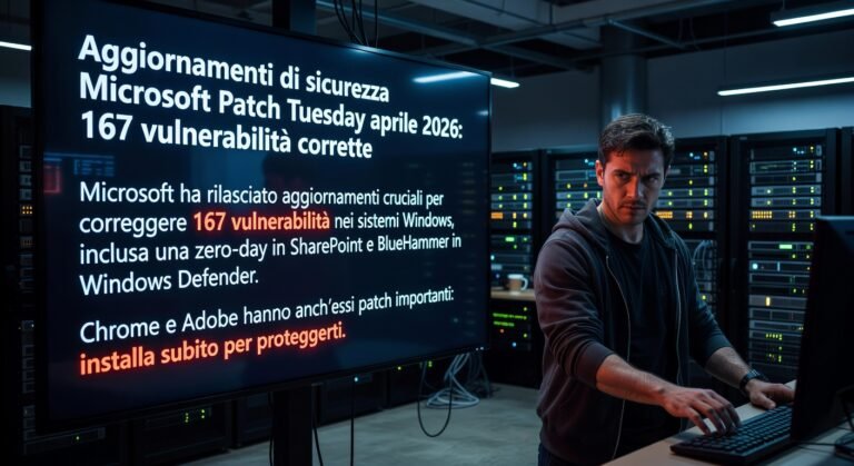 Aggiornamenti di sicurezza Microsoft Patch Tuesday aprile 2026: 167 vulnerabilità corrette 3 Aggiornamenti di sicurezza Microsoft Patch Tuesday aprile 2026: 167 vulnerabilità corrette