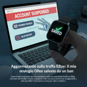 Home 7 Aggiornamento sulla truffa eBay: il mio orologio Ollee salvato da un ban