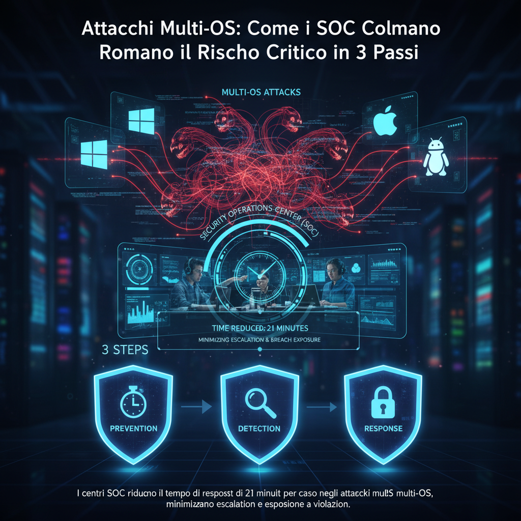 Attacchi multi-OS: come i SOC colmano il rischio critico in 3 passi