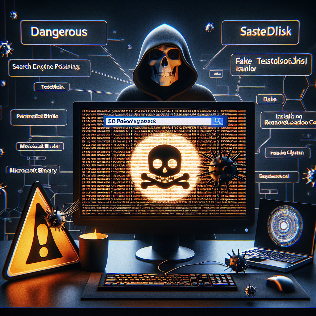 Attacco SEO poisoning con binario Microsoft per installare tool RMM