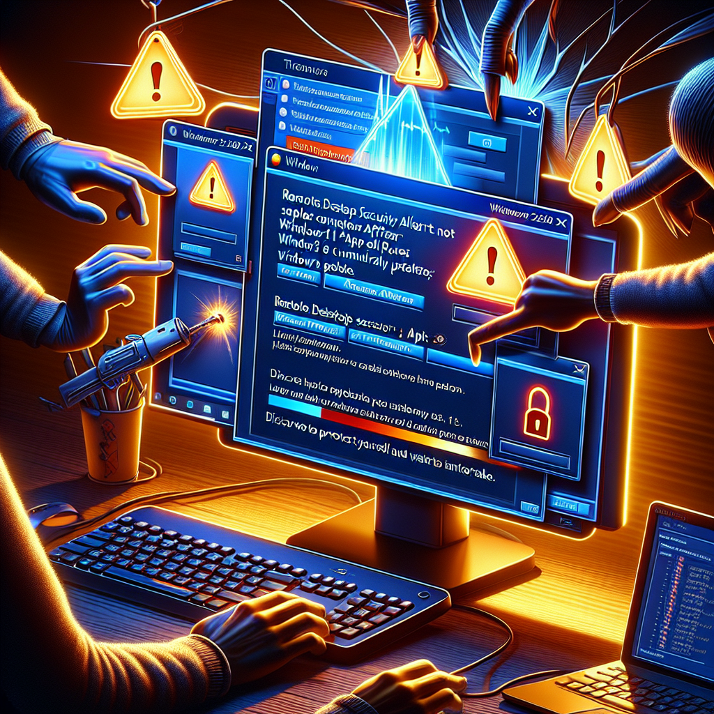 Avviso di sicurezza di Remote Desktop non visualizzato correttamente dopo l'aggiornamento di aprile di Windows 11