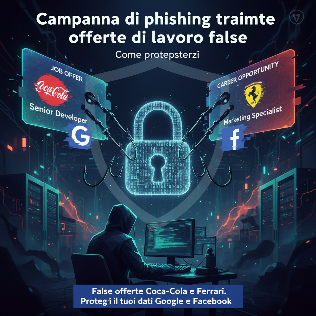 Campagna di phishing tramite offerte di lavoro false: come proteggersi 2 Campagna di phishing tramite offerte di lavoro false: come proteggersi