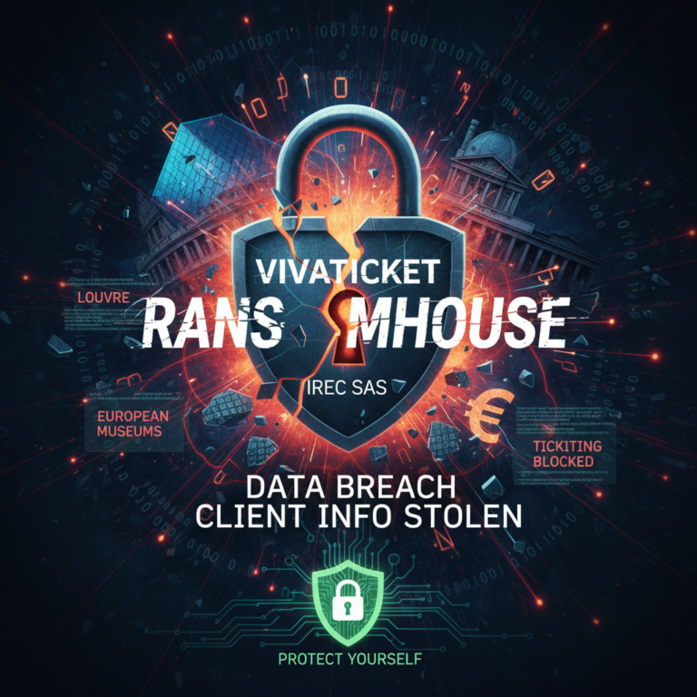 Ciberattacco a Vivaticket colpisce Louvre e musei europei: dettagli e rischi