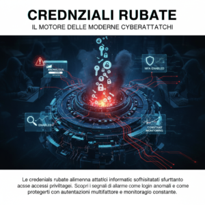 Credenziali rubate: il motore delle moderne cyberattacchi