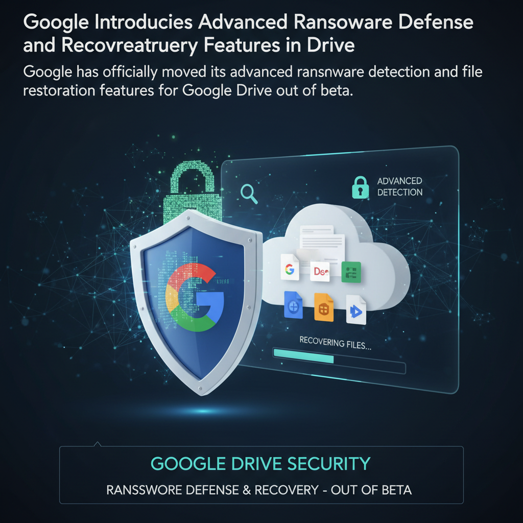 Google Introduces Advanced Ransomware Defense and Recovery Features in Drive
