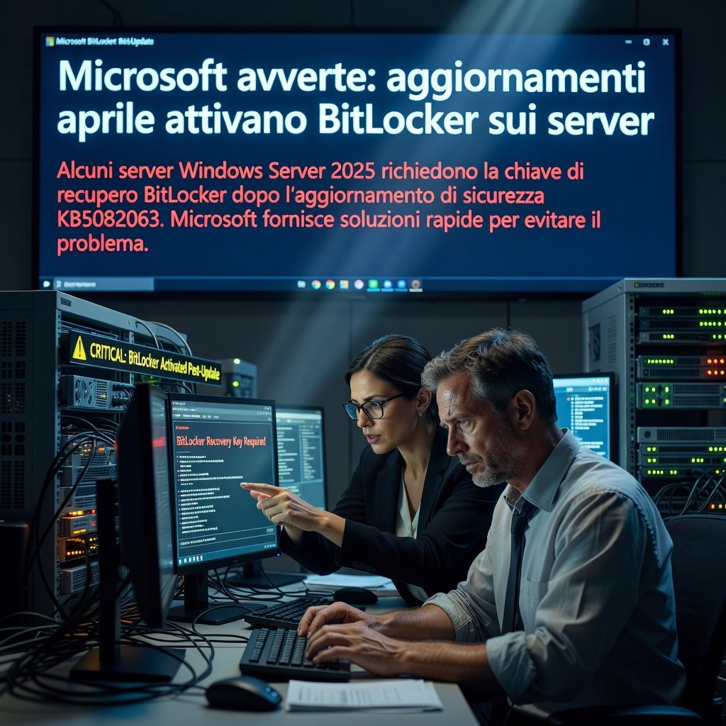 Microsoft avverte: aggiornamenti aprile attivano BitLocker sui server 2 Microsoft avverte: aggiornamenti aprile attivano BitLocker sui server
