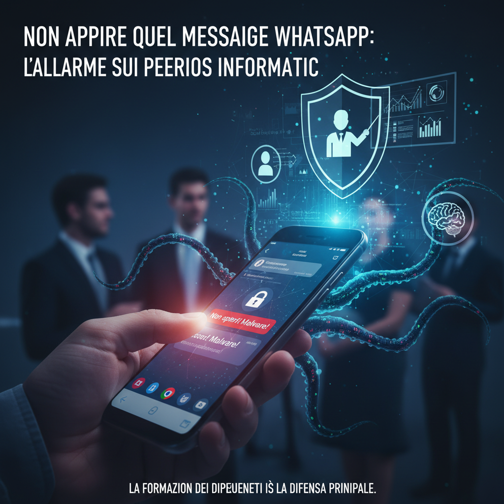 Non aprire quel messaggio WhatsApp: l'allarme sui pericoli informatici