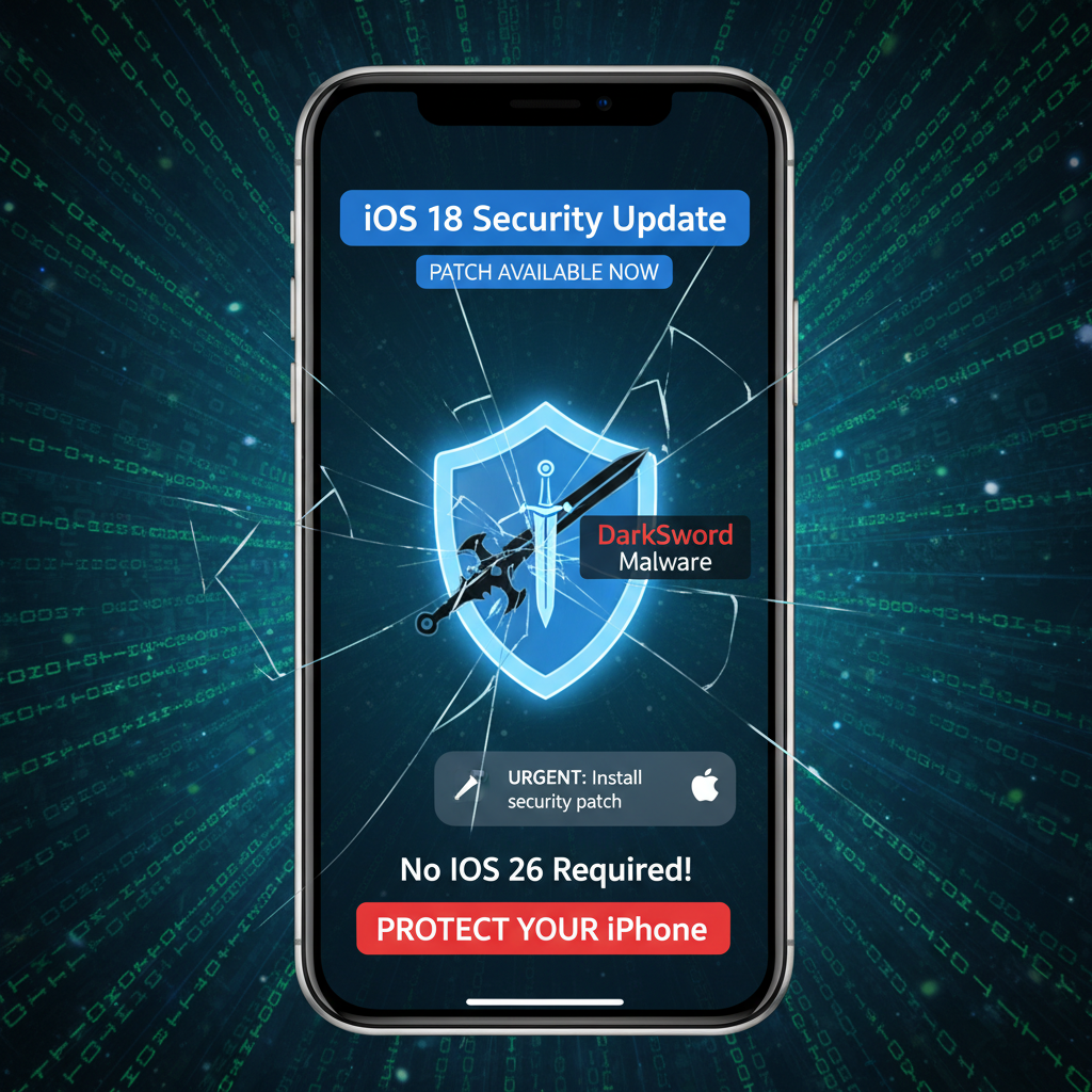 Non devi aggiornare a iOS 26 per proteggere l’iPhone dal malware DarkSword