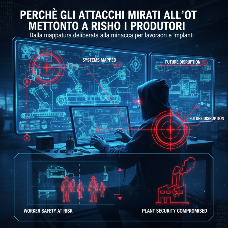 Perché gli attacchi mirati all’OT mettono a rischio i produttori