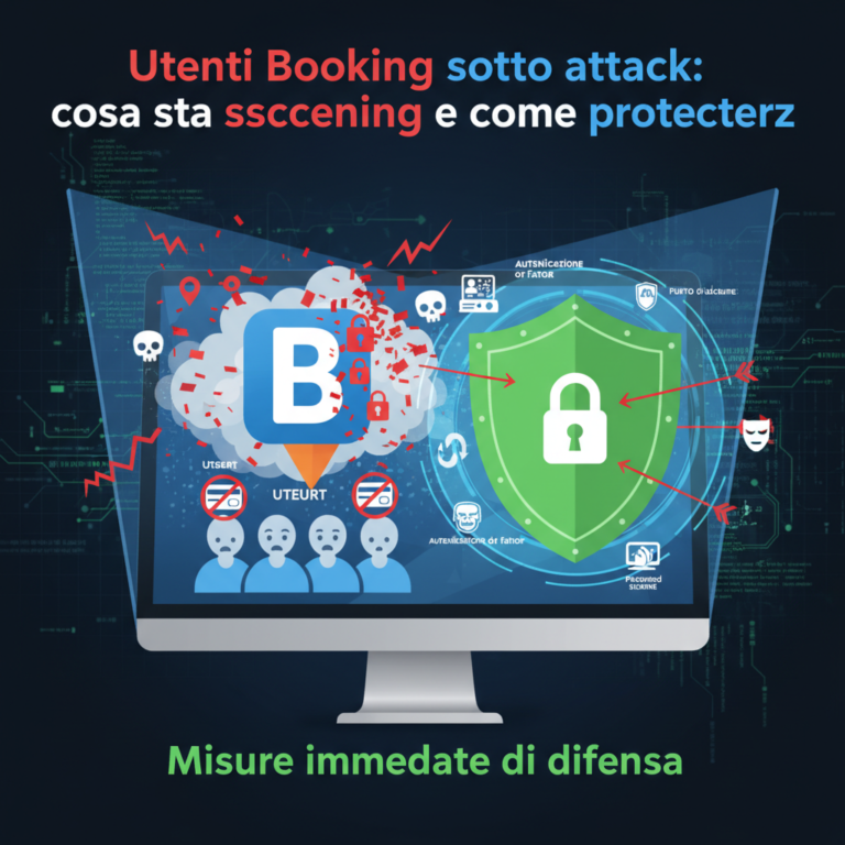 Utenti Booking sotto attacco: cosa sta succedendo e come proteggersi 6 Utenti Booking sotto attacco: cosa sta succedendo e come proteggersi