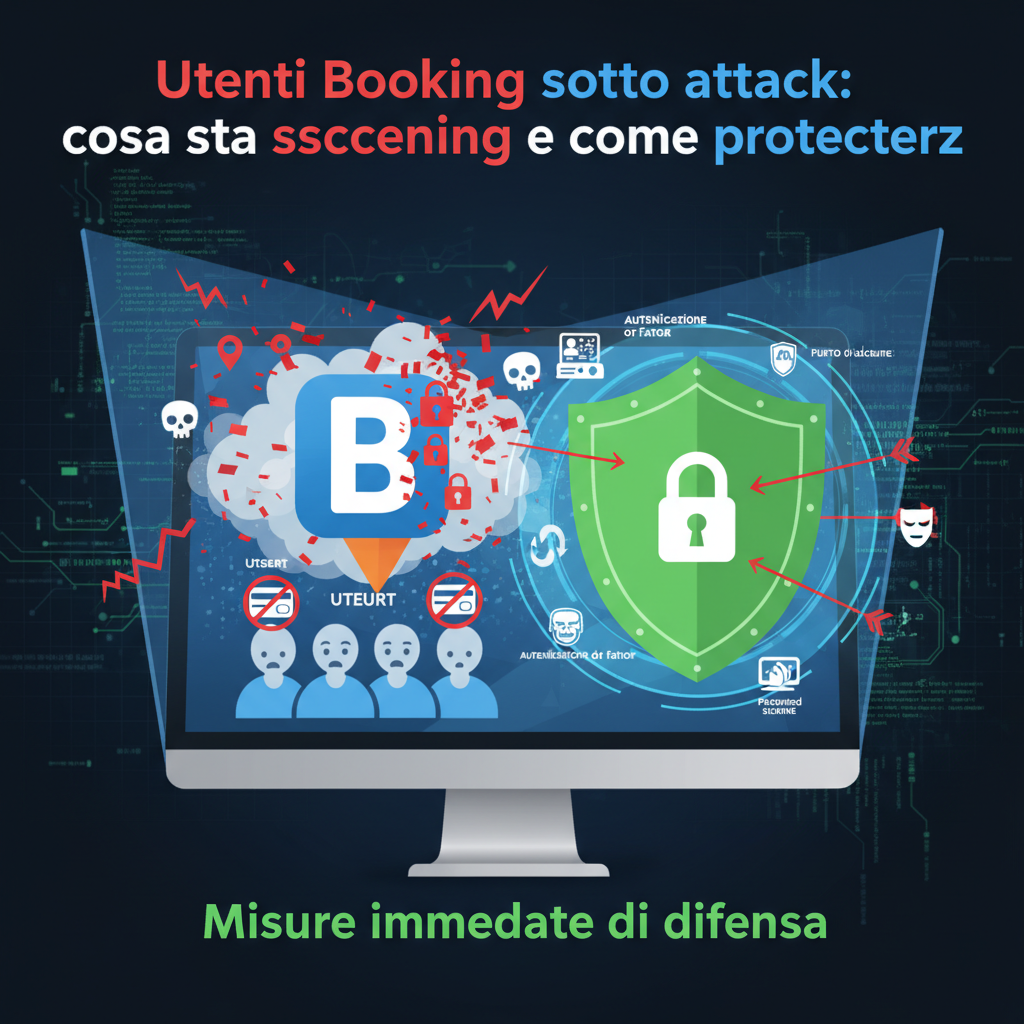 Utenti Booking sotto attacco: cosa sta succedendo e come proteggersi