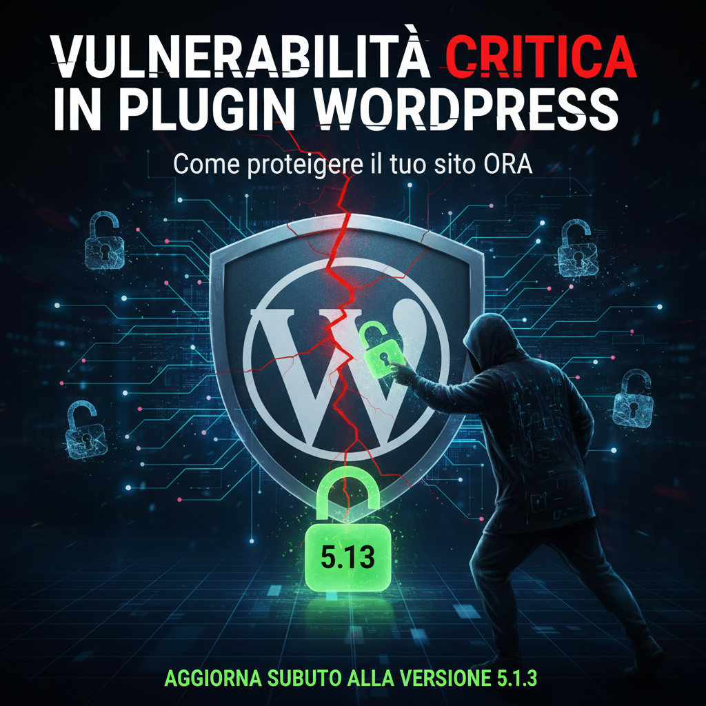 Vulnerabilità critica in plugin WordPress: come proteggere il tuo sito ora