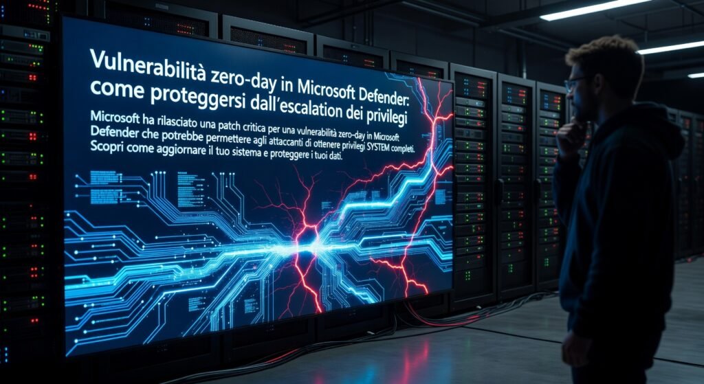 Vulnerabilità zero-day in Microsoft Defender: come proteggersi dall'escalation dei privilegi