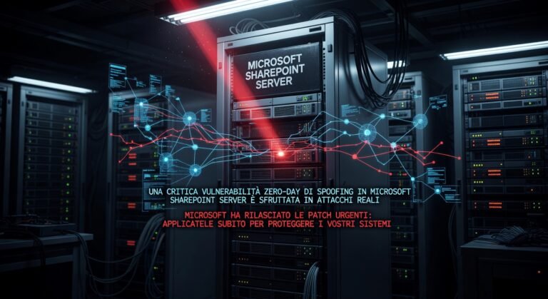 Vulnerabilità zero-day SharePoint Server di Microsoft sfruttata attivamente 3 Vulnerabilità zero-day SharePoint Server di Microsoft sfruttata attivamente