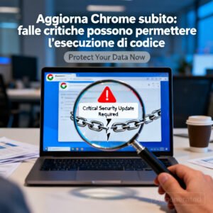 Aggiorna Chrome subito: falle critiche possono permettere l'esecuzione di codice