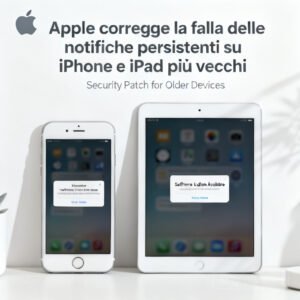 Apple corregge la falla delle notifiche persistenti su iPhone e iPad più vecchi