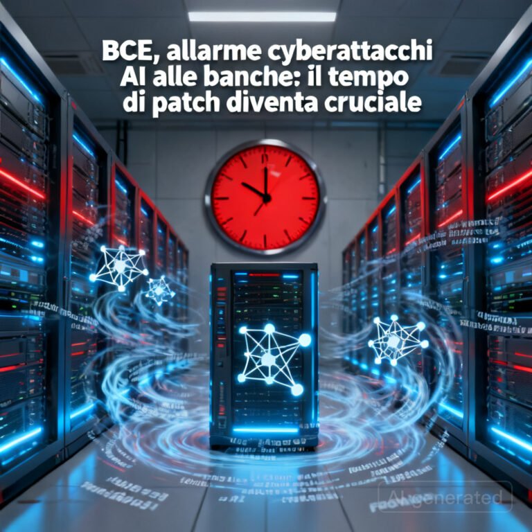 BCE, allarme cyberattacchi AI alle banche: il tempo di patch diventa cruciale 4 BCE, allarme cyberattacchi AI alle banche: il tempo di patch diventa cruciale
