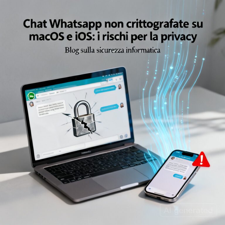Chat WhatsApp non crittografate su macOS e iOS: i rischi per la privacy 3 Chat WhatsApp non crittografate su macOS e iOS: i rischi per la privacy