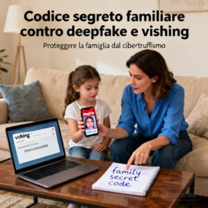 Home 3 Codice segreto familiare contro deepfake e vishing